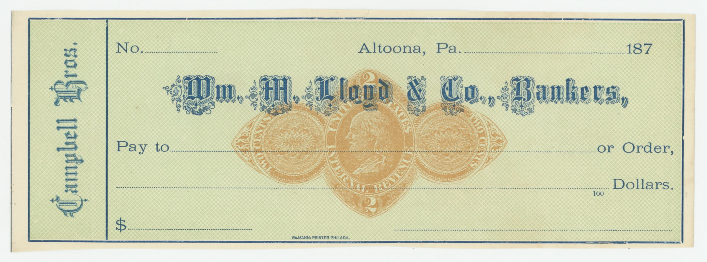 RN-D1 Wm. W. Lloyd & Co., Bankers
