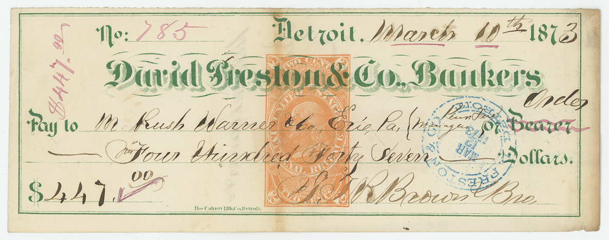 RN-E4 David Preston & Co., Bankers