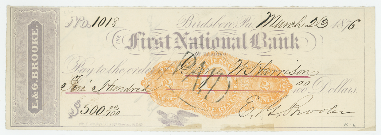 RN-K6 First National Bank of Reading