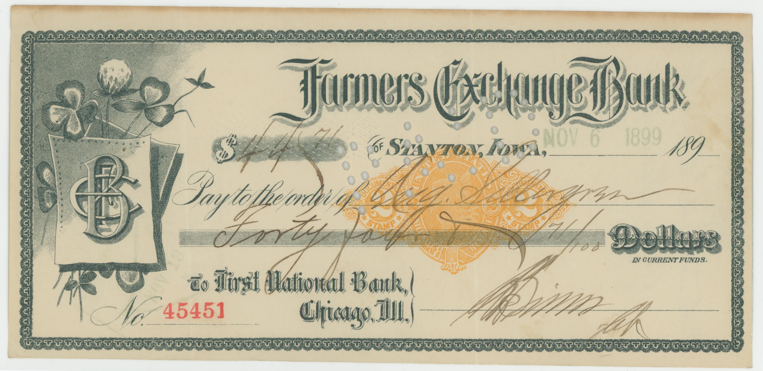 RN-X7 Farmers Exchange Bank