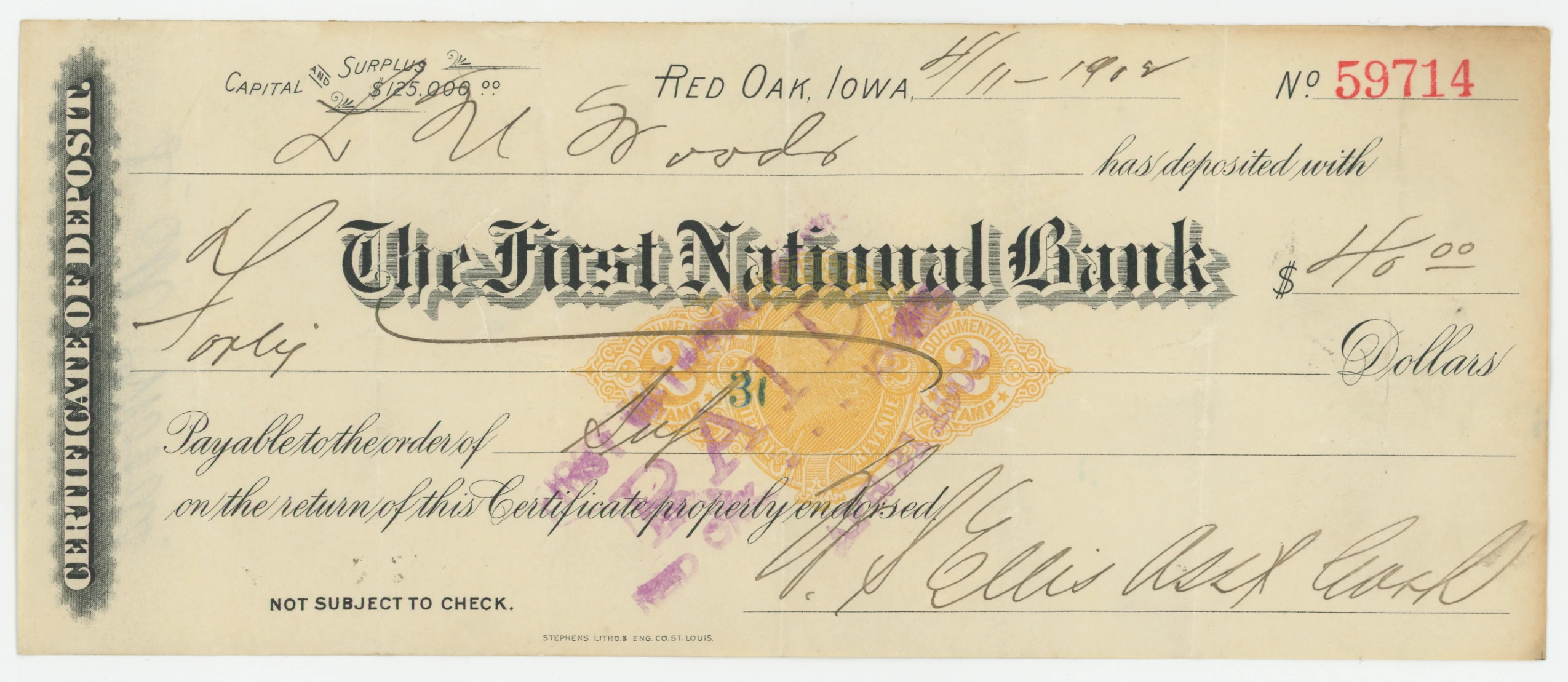 RN-X7 First National Bank
