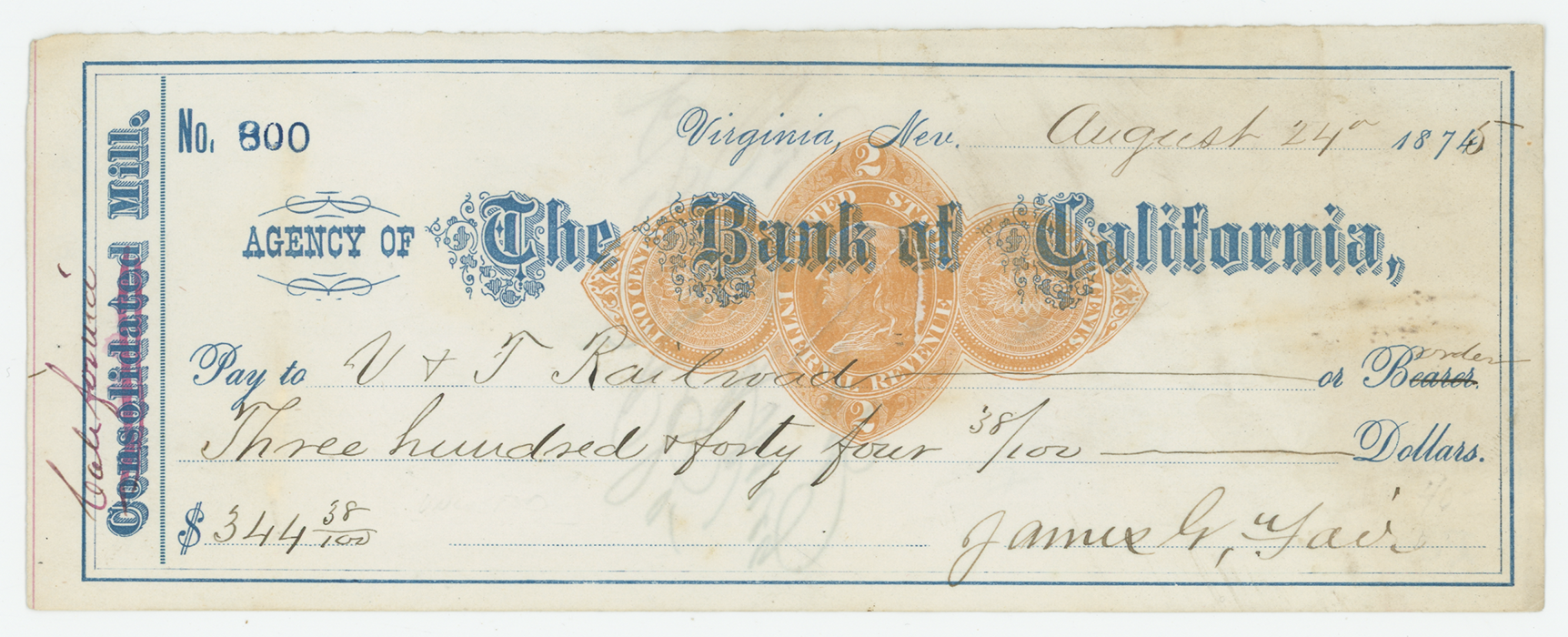 RN-D1 Agency of the Bank of California