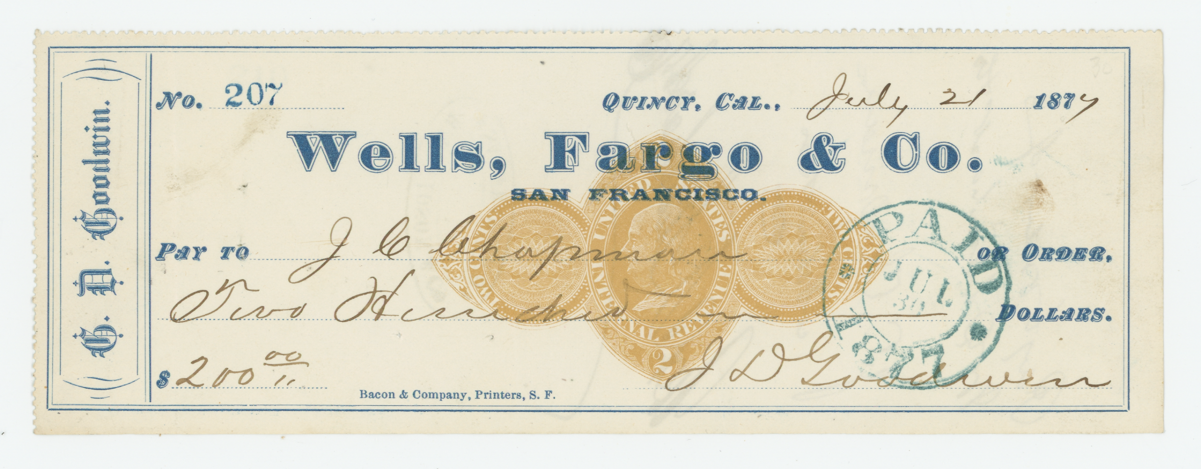 RN-D4 Wells, Fargo & Co.