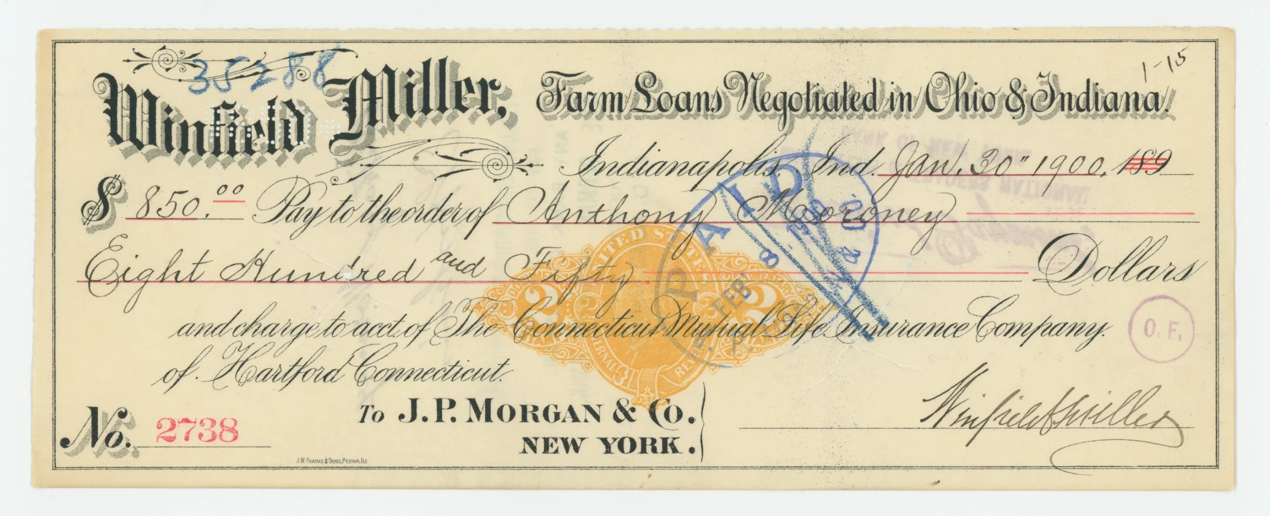 RN-X7 Winfield Miller, Farm Loans