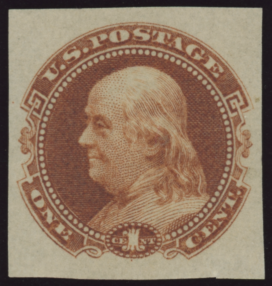 112-E4b 1¢ Small Numeral Plate Essay