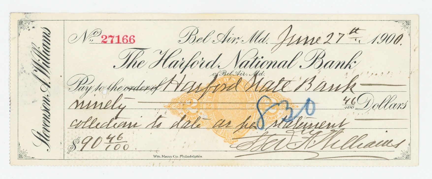 RN-X7 The Harford National Bank