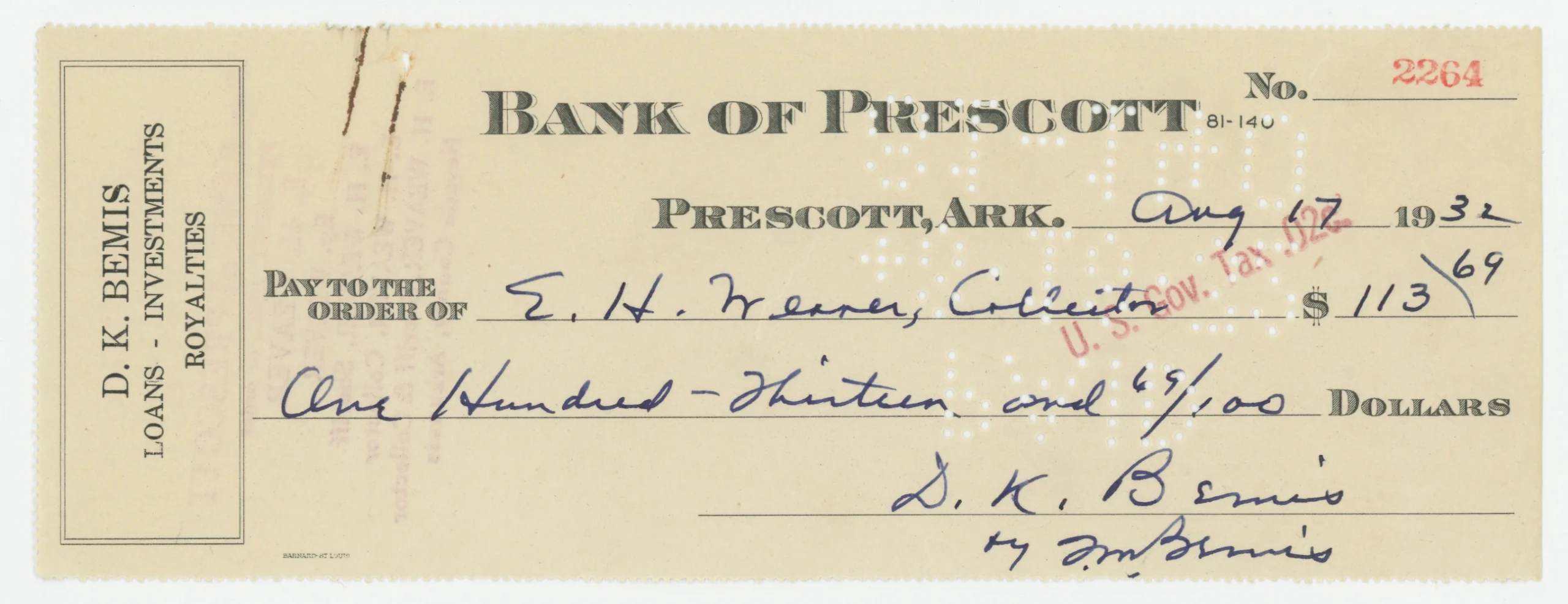 Bank of Prescott, Arkansas