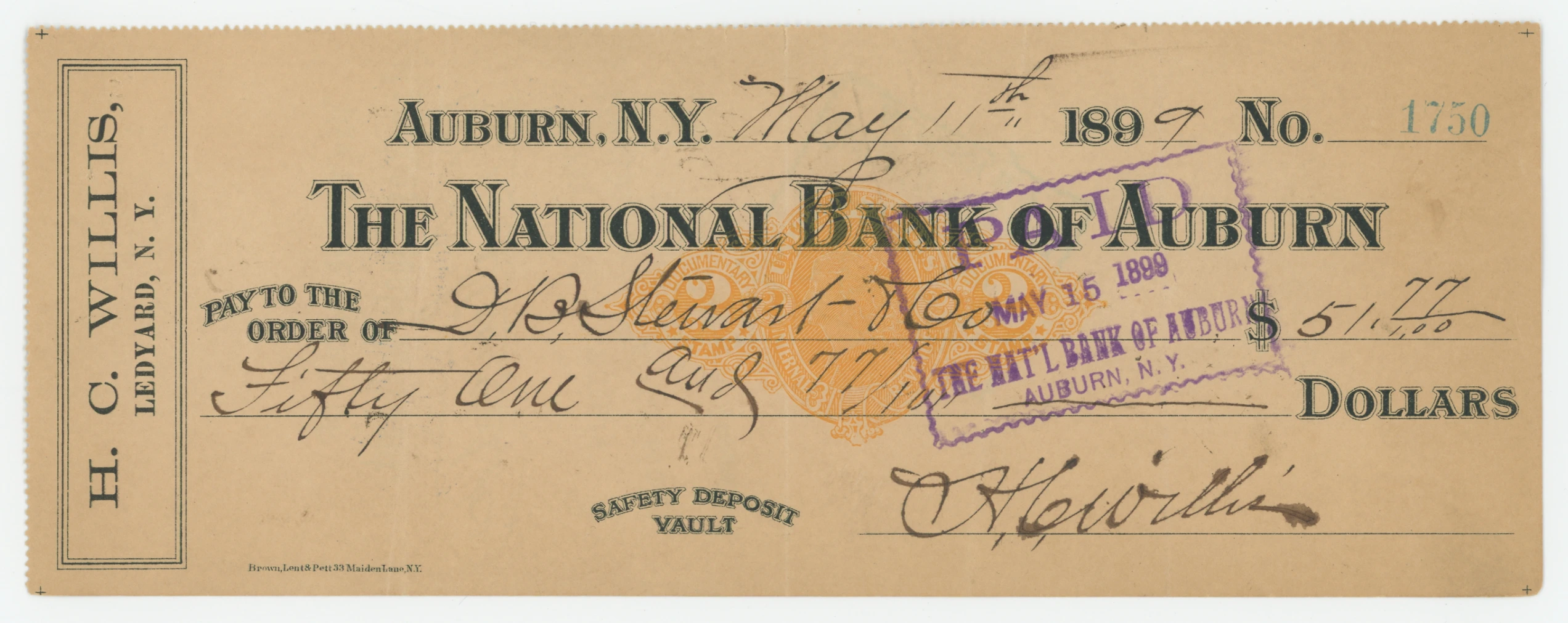 RN-X7 The National Bank of Auburn