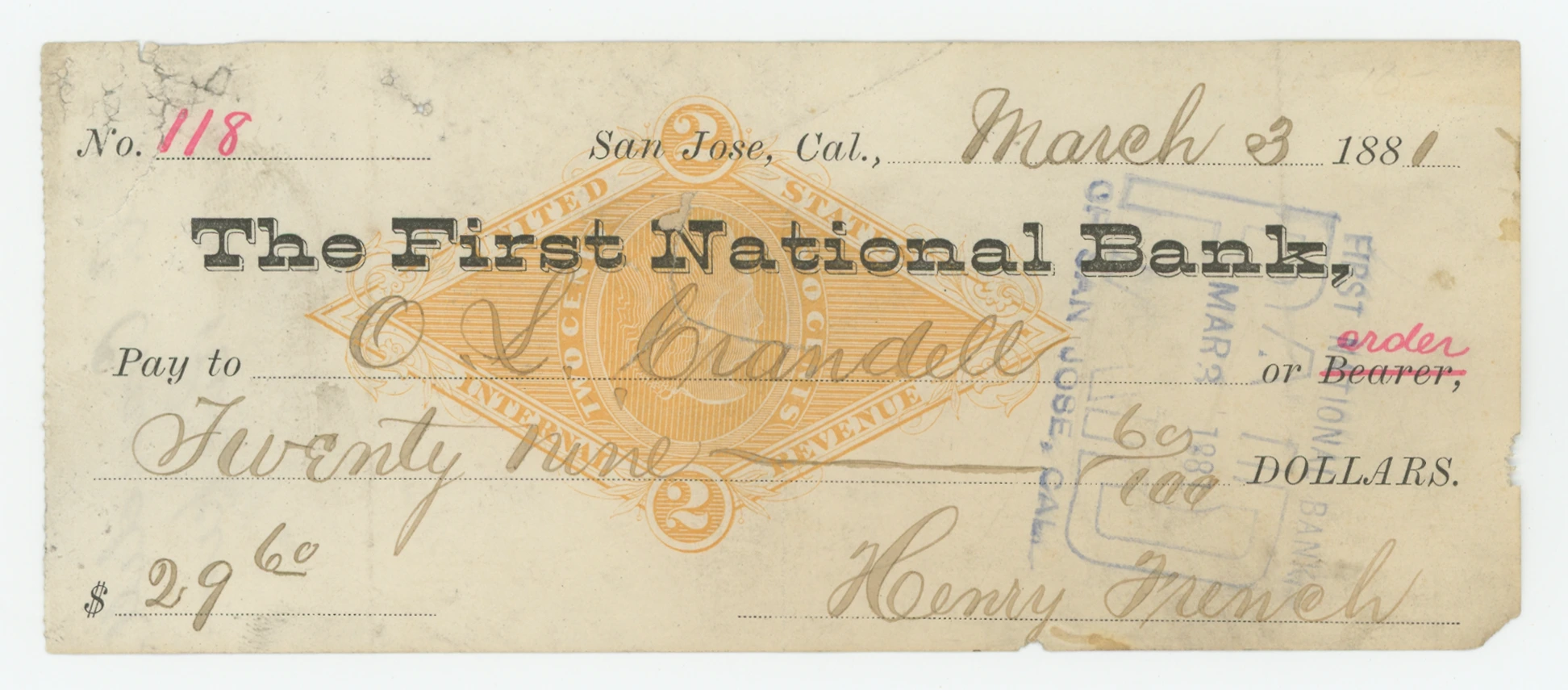 RN-G1 The First National Bank