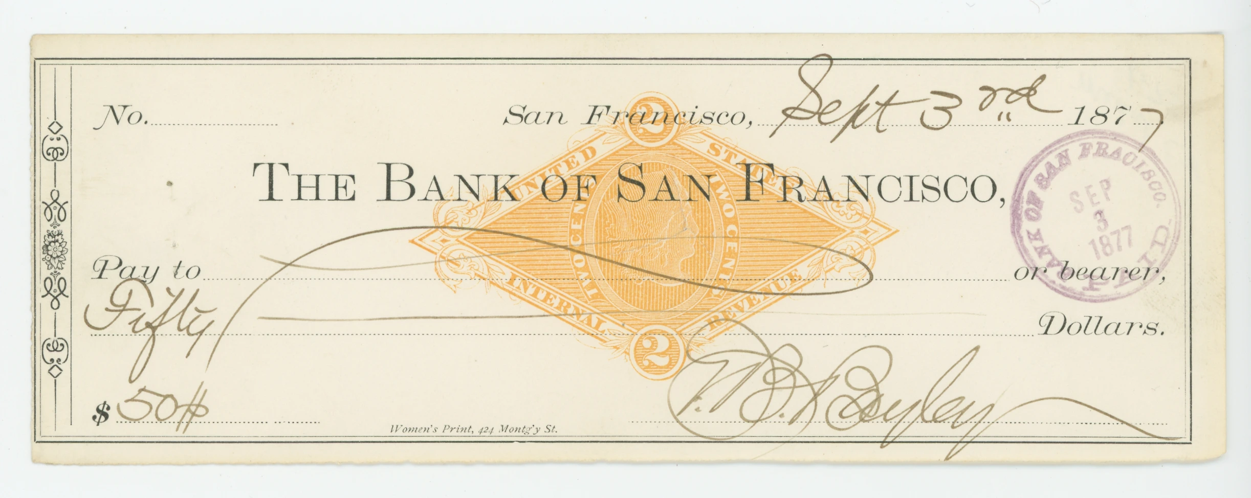 RN-G1 The Bank of San Francisco