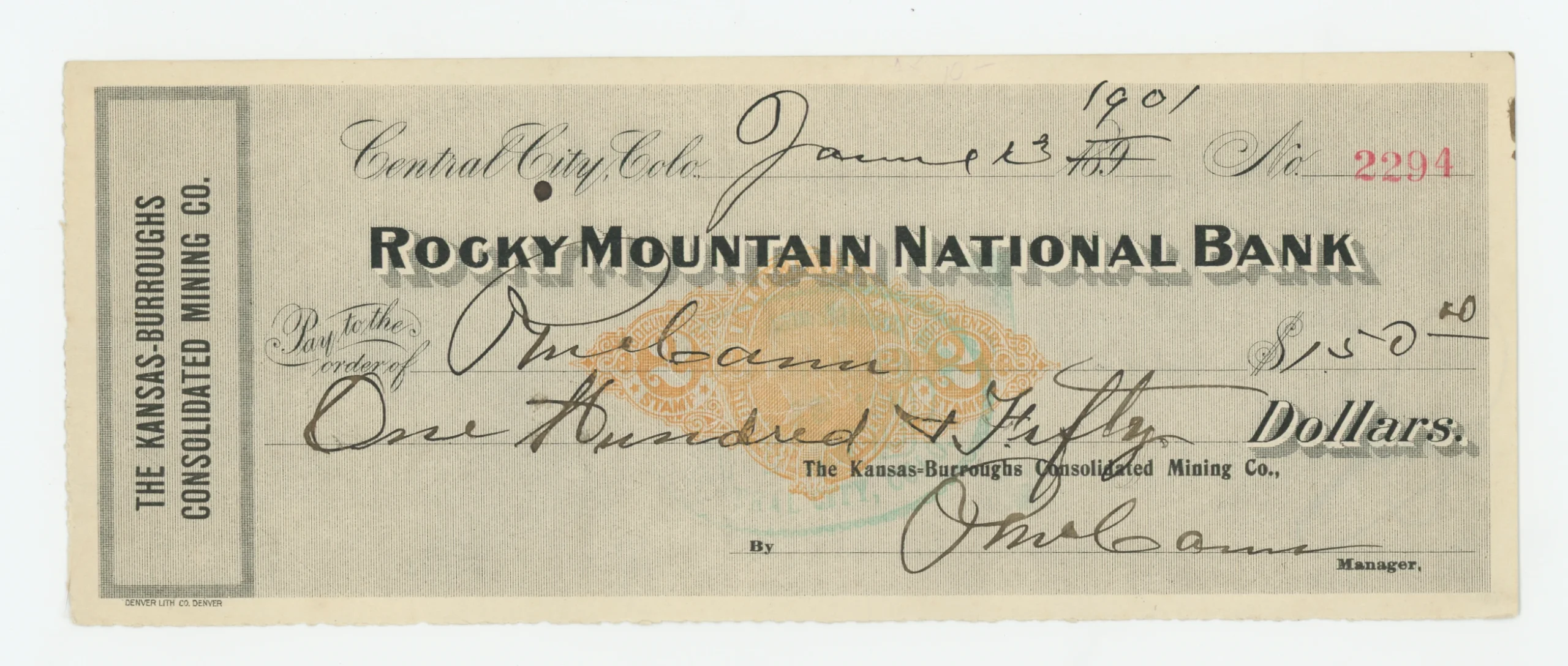 RN-X7 Rocky Mountain National Bank