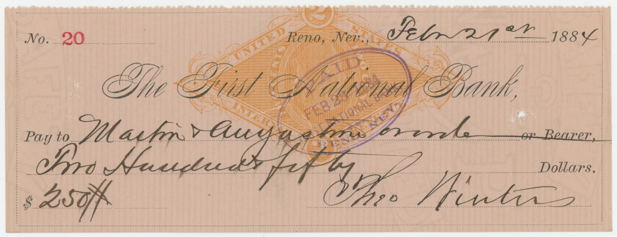 RN-G1 The First National Bank