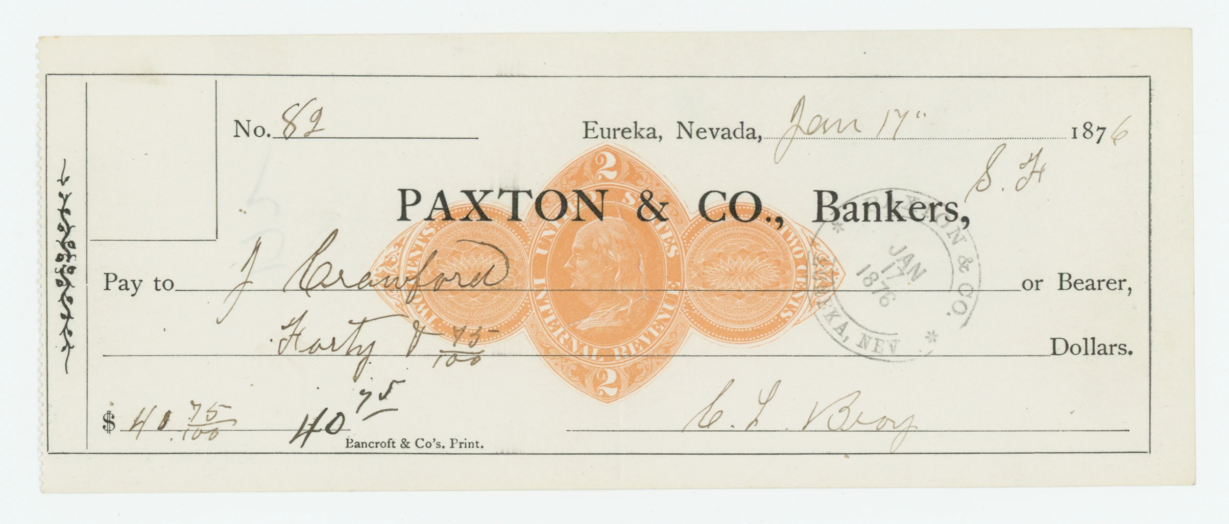 RN-D1 Paxton & Co., Bankers