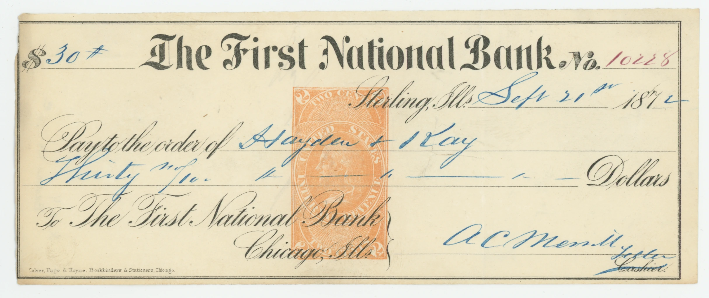 RN-E4 The First National Bank