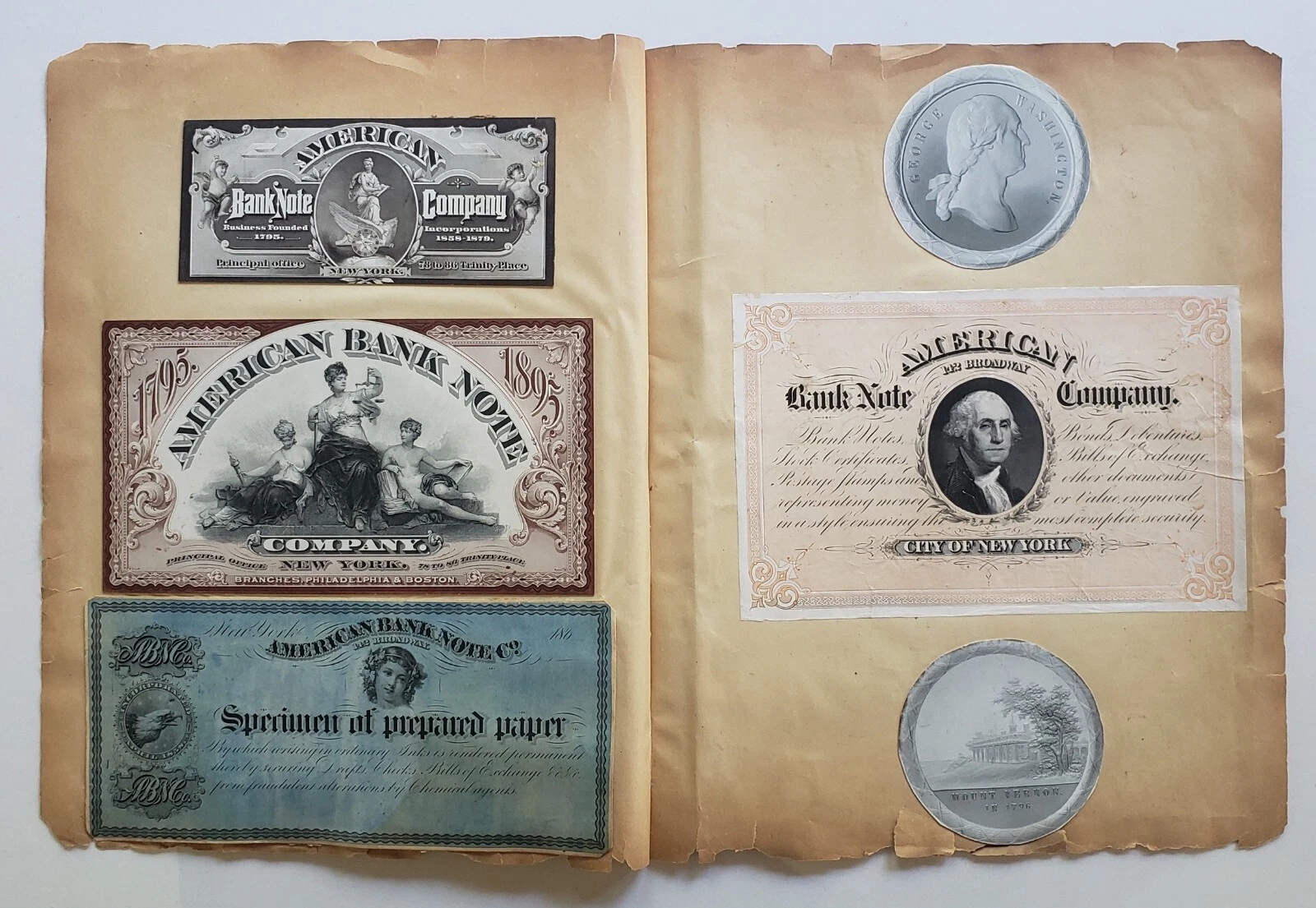American Bank Note Company Rare & Historic Examples of Workmanship