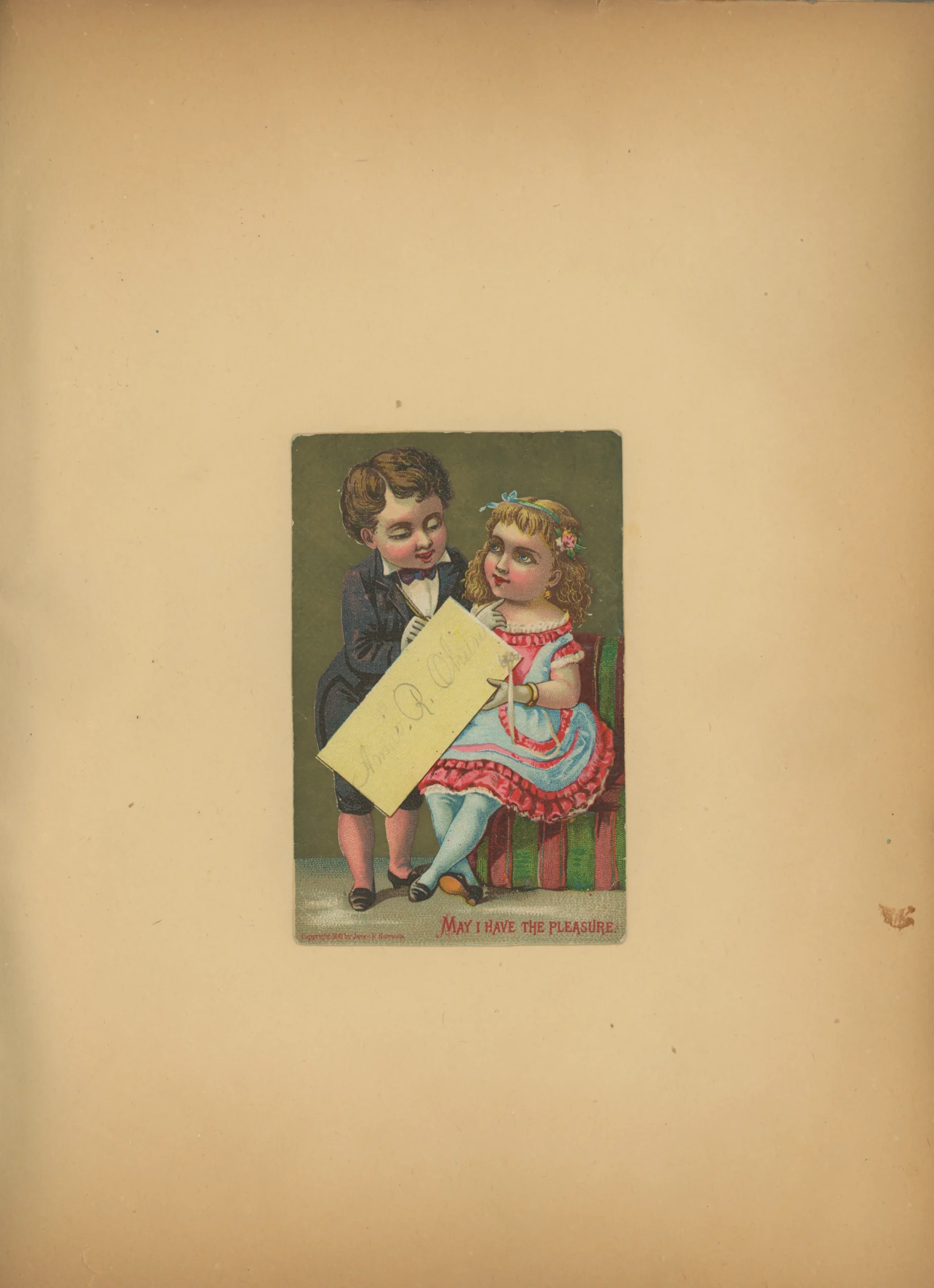 "May I Have the Pleasure" Invitation Card