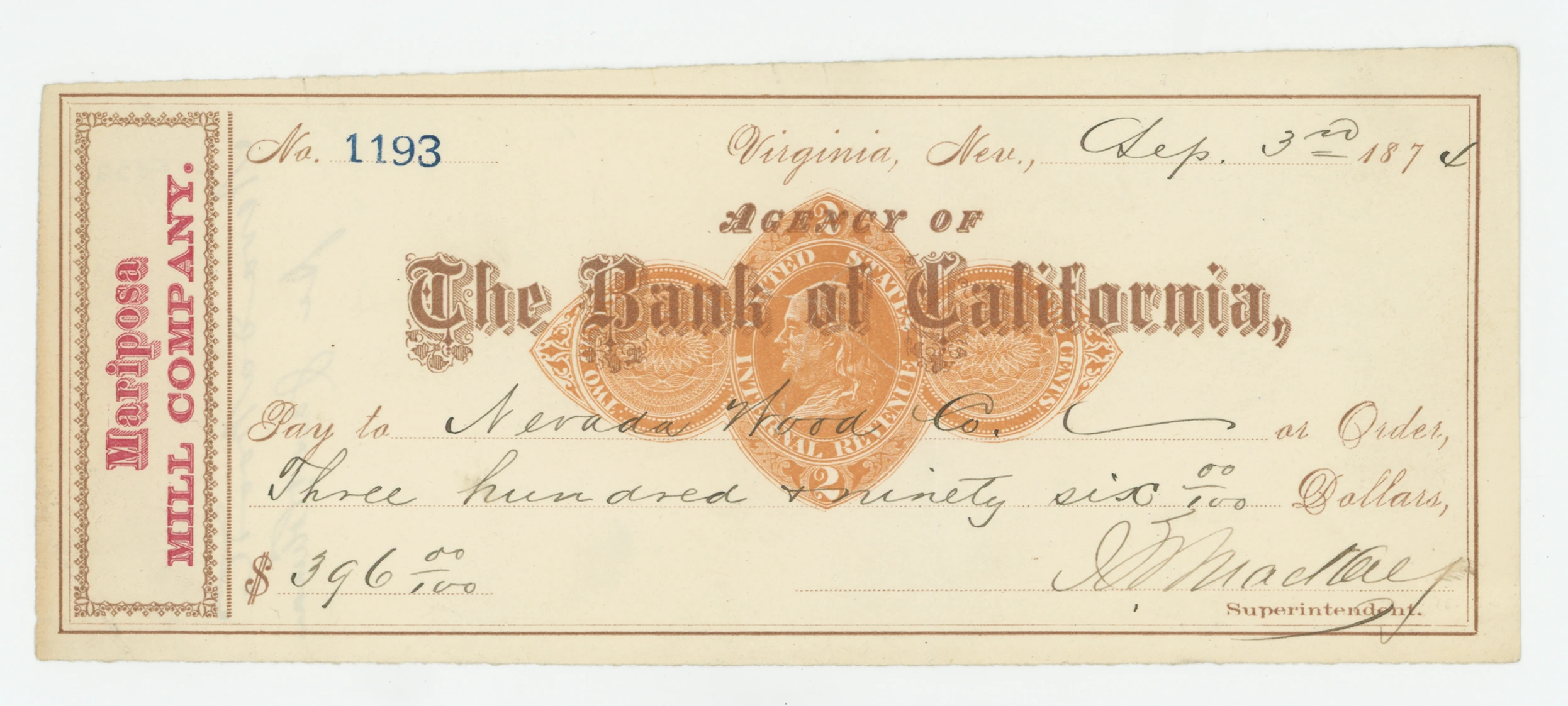 RN-D1 Agency of The Bank of California