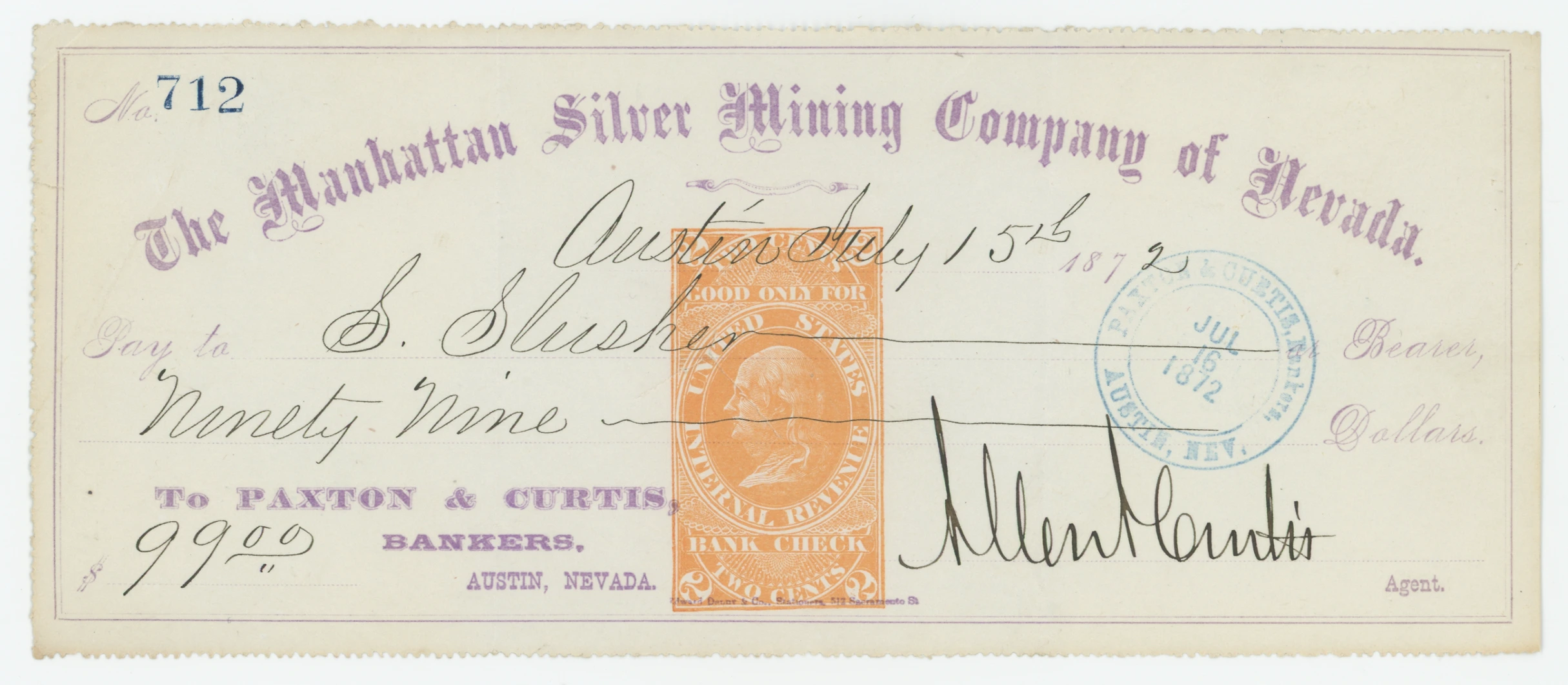 RN-E7 Manhattan Silver Mining Co.