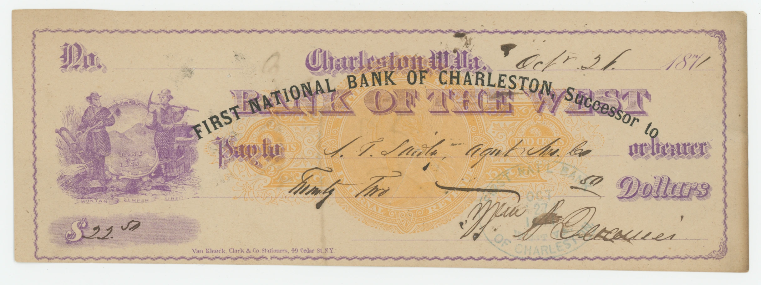 RN-C1 First National Bank of Charleston, prev. Bank of the West
