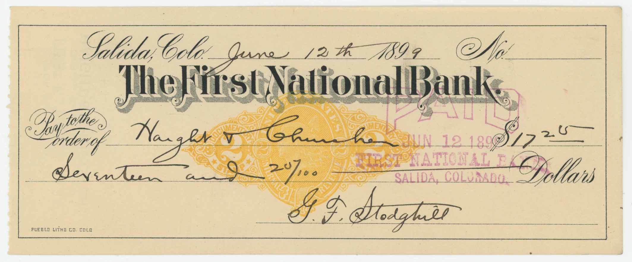 RN-X7 The First National Bank