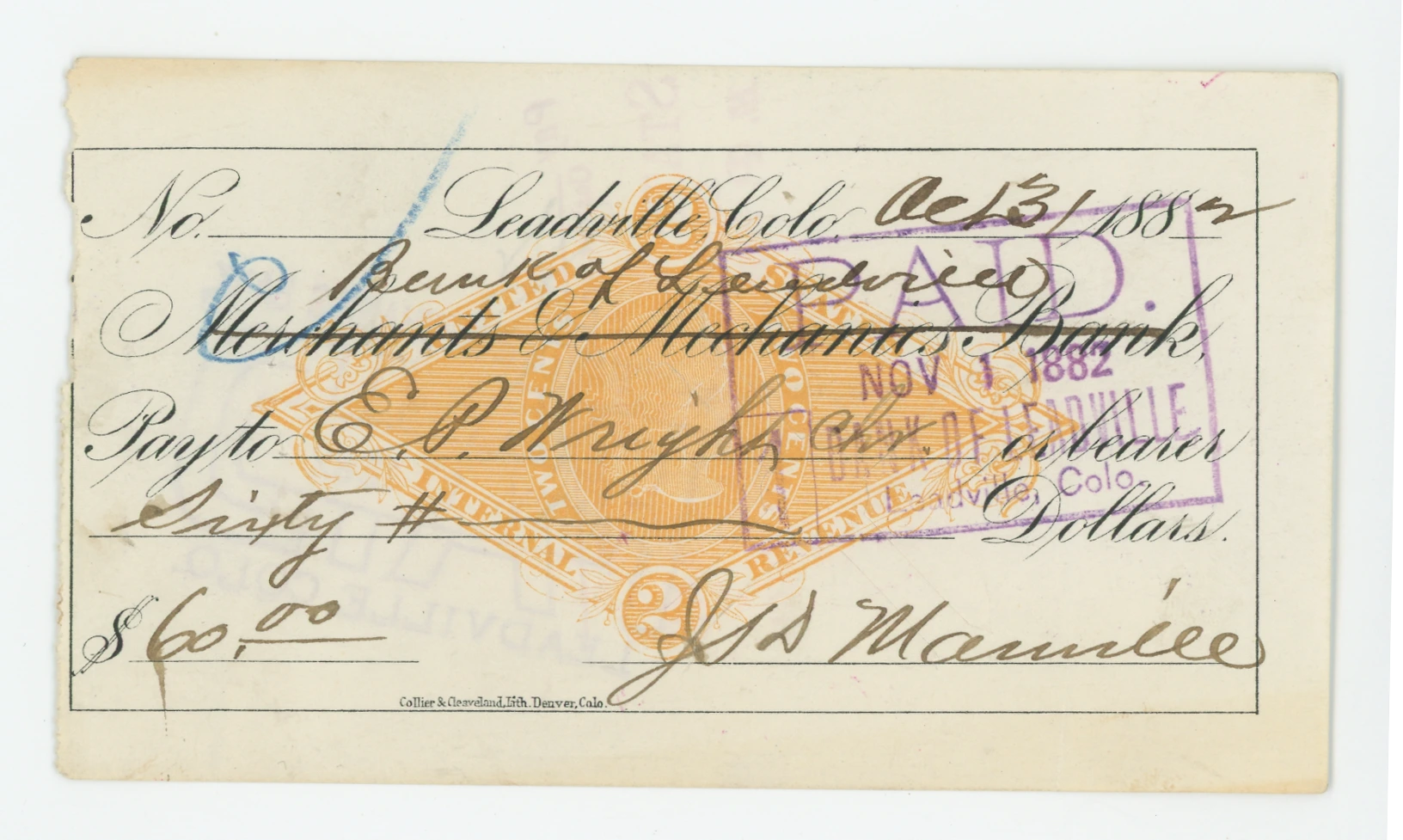 RN-G1 Merchants & Mechanics Bank