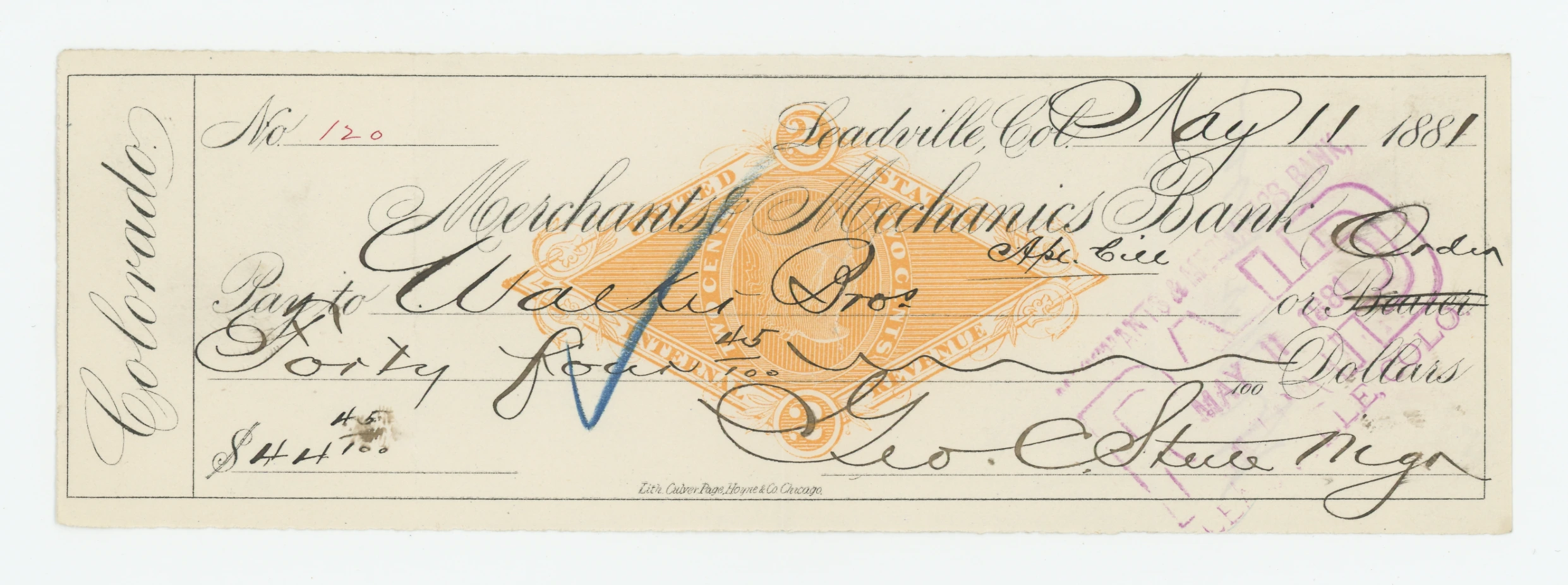 RN-G1 Merchants & Mechanics Bank
