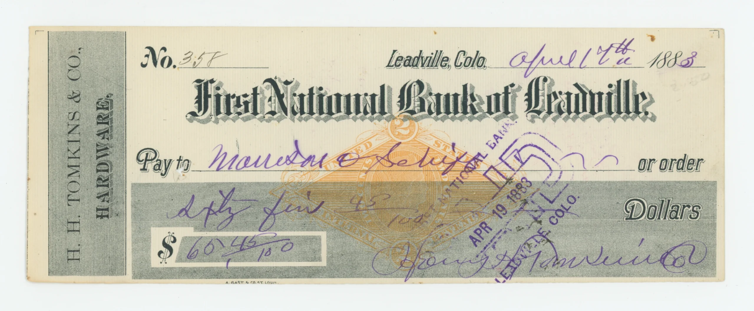 RN-G1 First National Bank of Leadville
