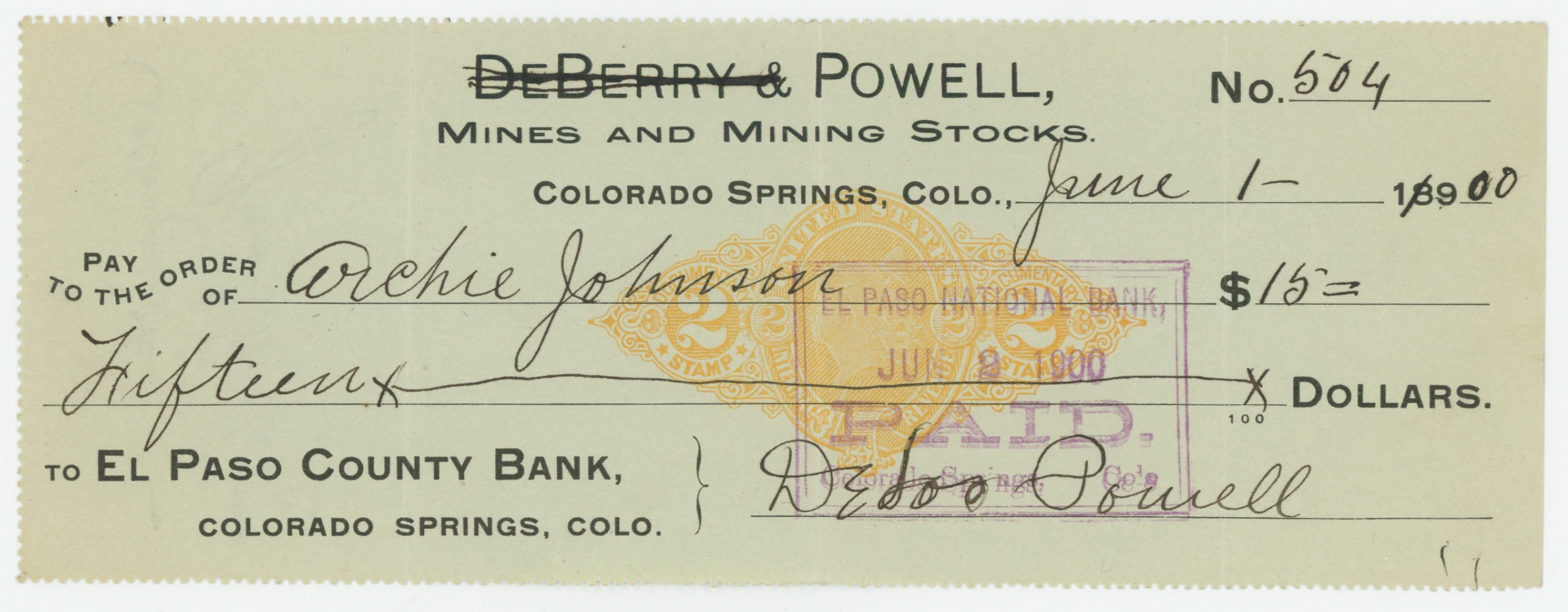 RN-X7 Powell Mines and Mining Stock