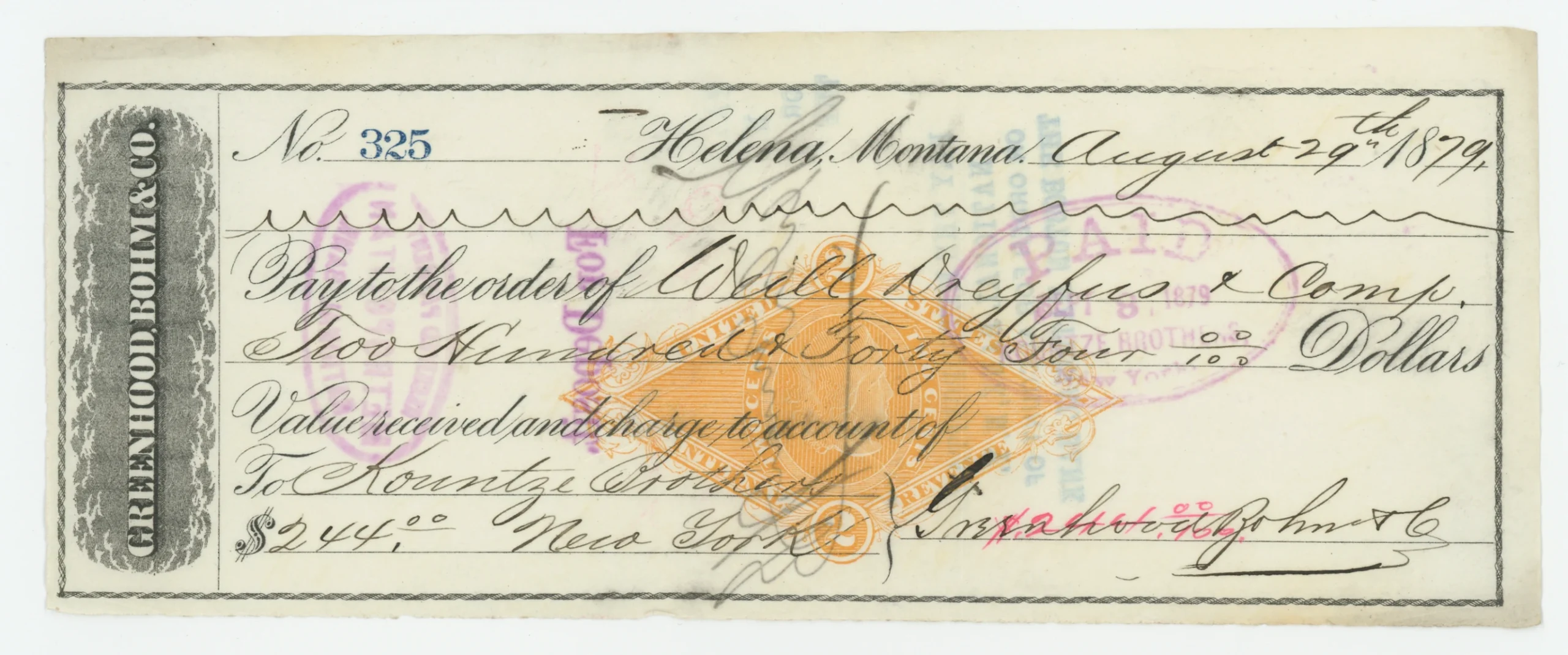 RN-G1 Greenhood, Bohm & Co.