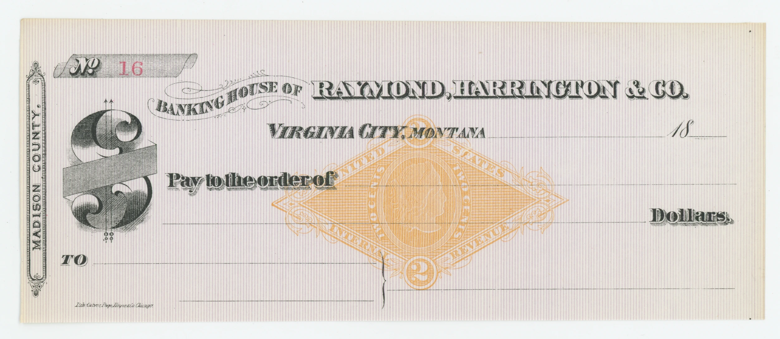 RN-G1 Banking House of Raymond, Harrington & Co.