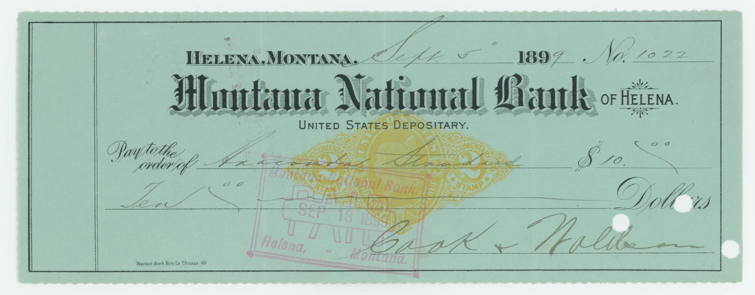 RN-X7 Montana National Bank