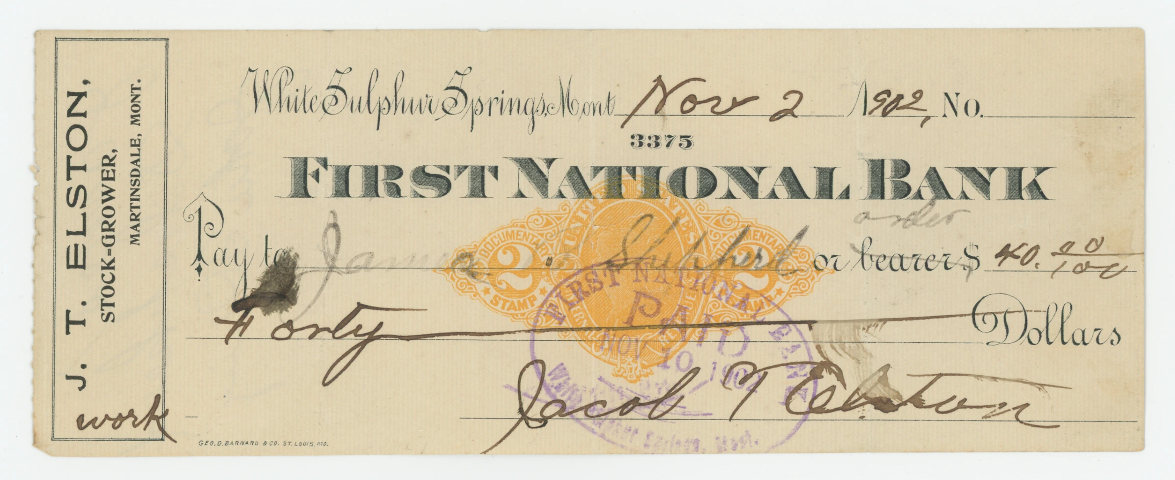 RN-X7 First National Bank