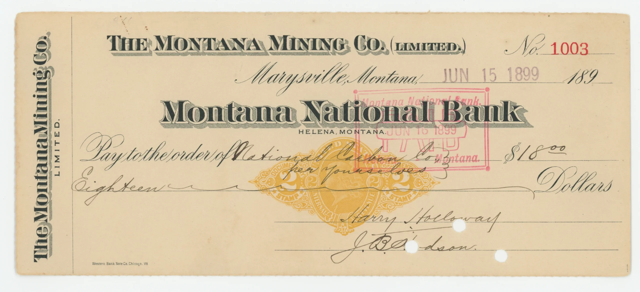RN-X7 Montana National Bank