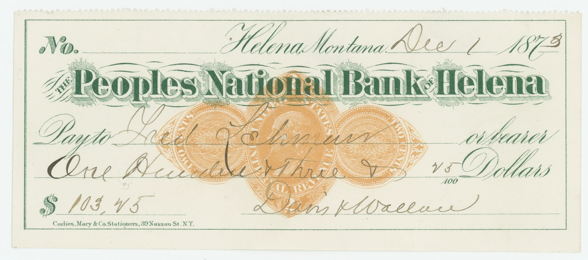RN-D1 People's National Bank of Helena