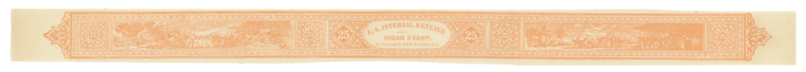 Springer TC16 (Type I) Inspectors Stamp/Cigar Stamp $25/Thousand Cigars