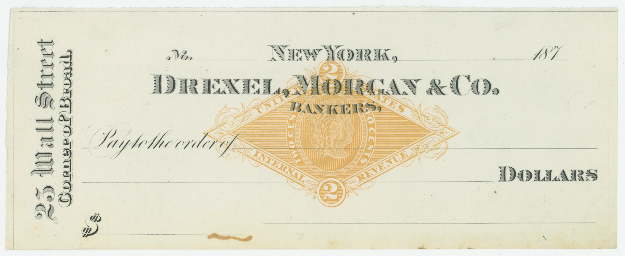 RN-G1 Drexel, Morgan & Co. Bankers