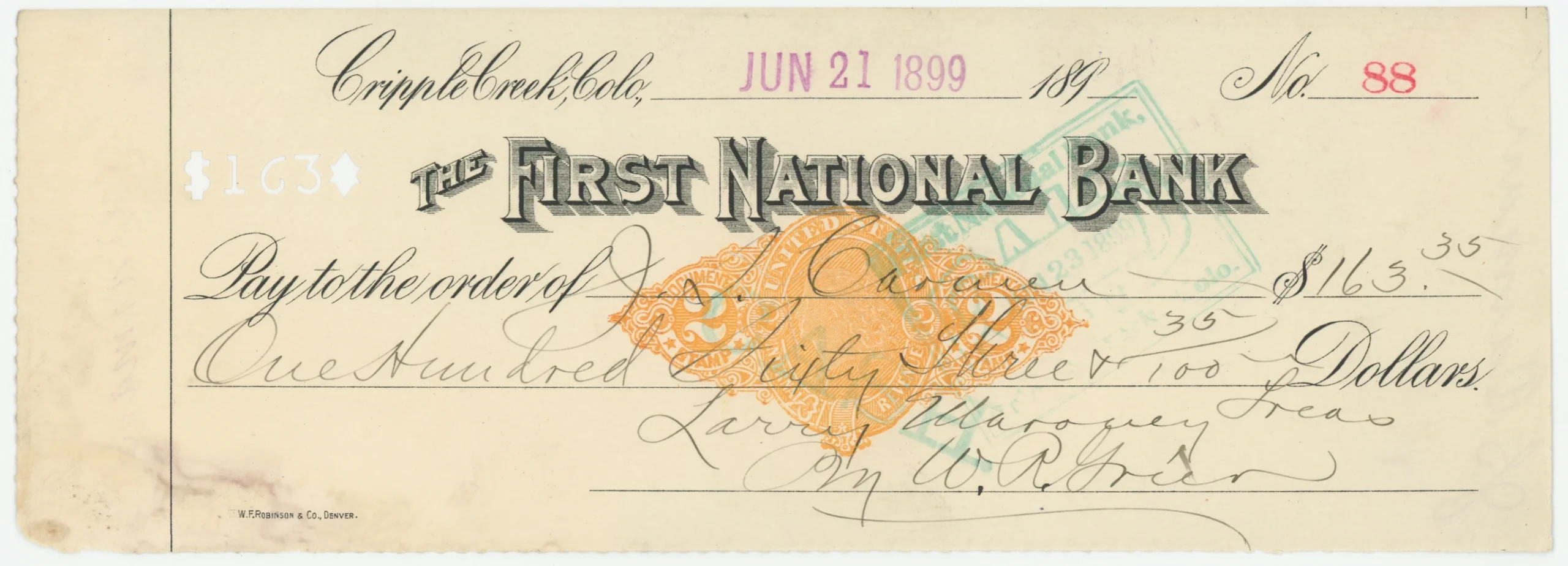 RN-X7 The First National Bank