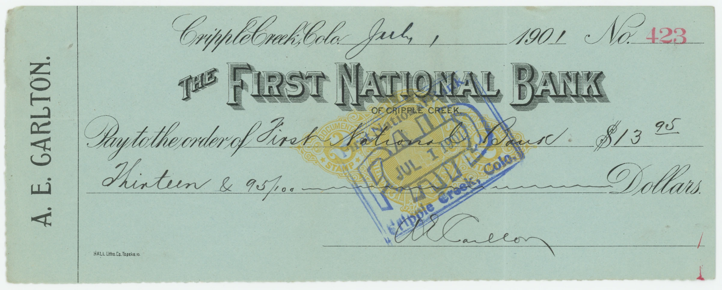 RN-X7 The First National Bank