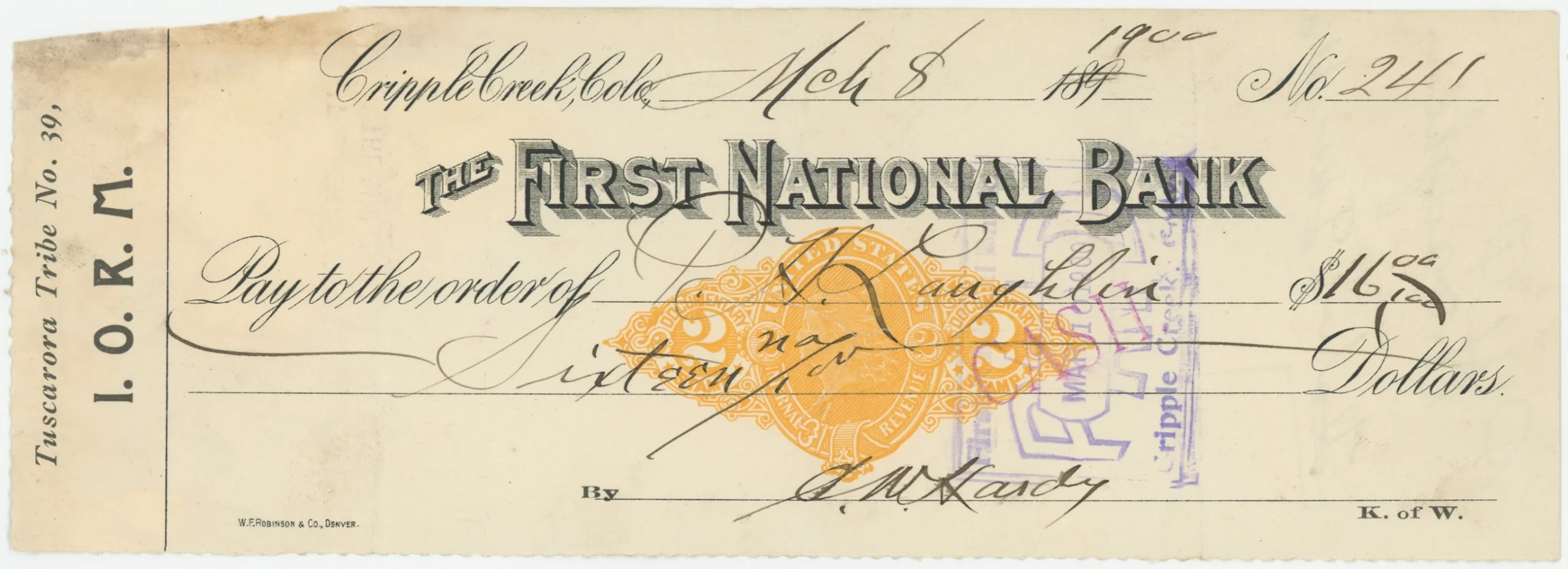 RN-X7 The First National Bank