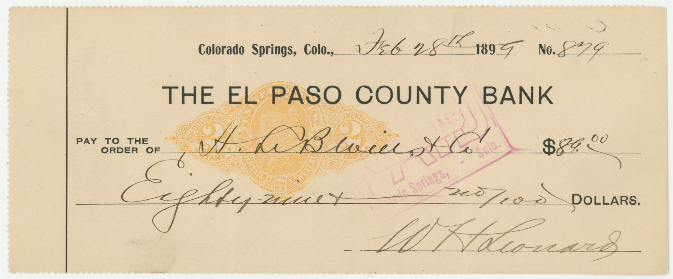 RN-X7 The El Paso County Bank
