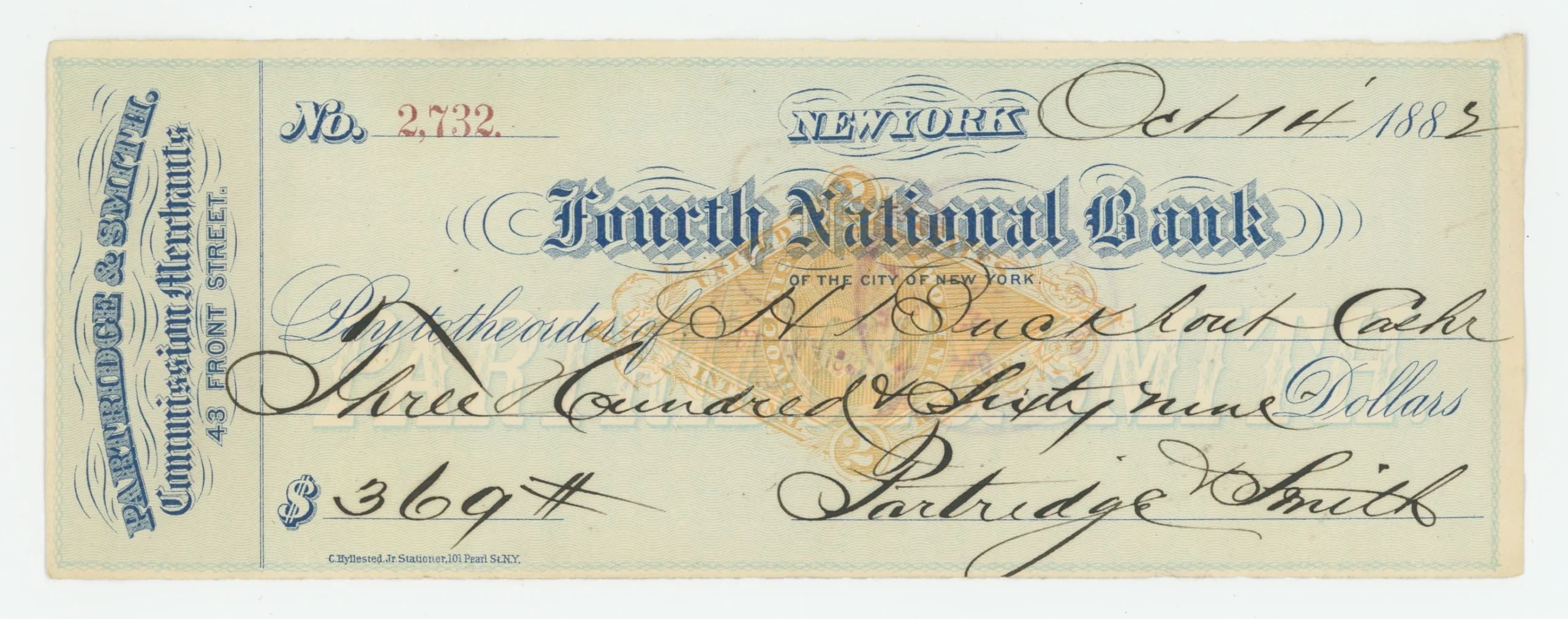 RN-G1 Fourth National Bank of the City of New York