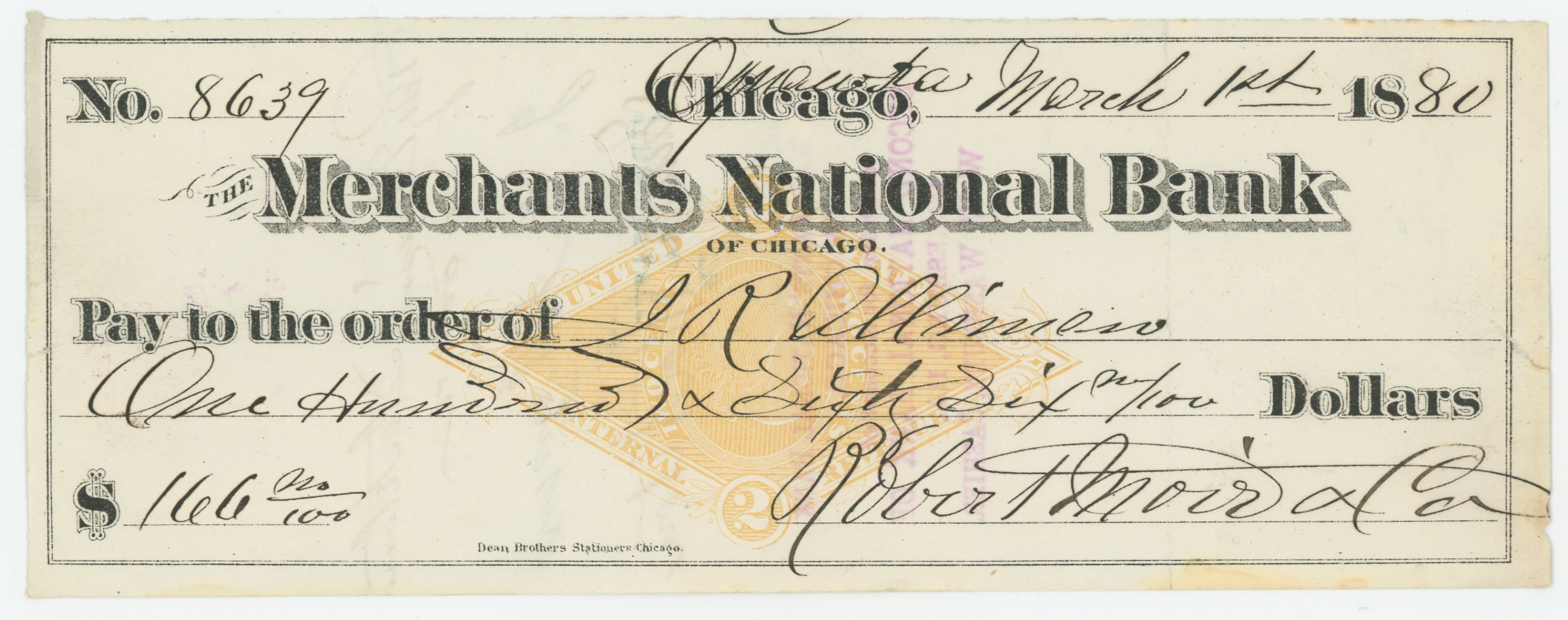 RN-G1 Merchants National Bank of Chicago