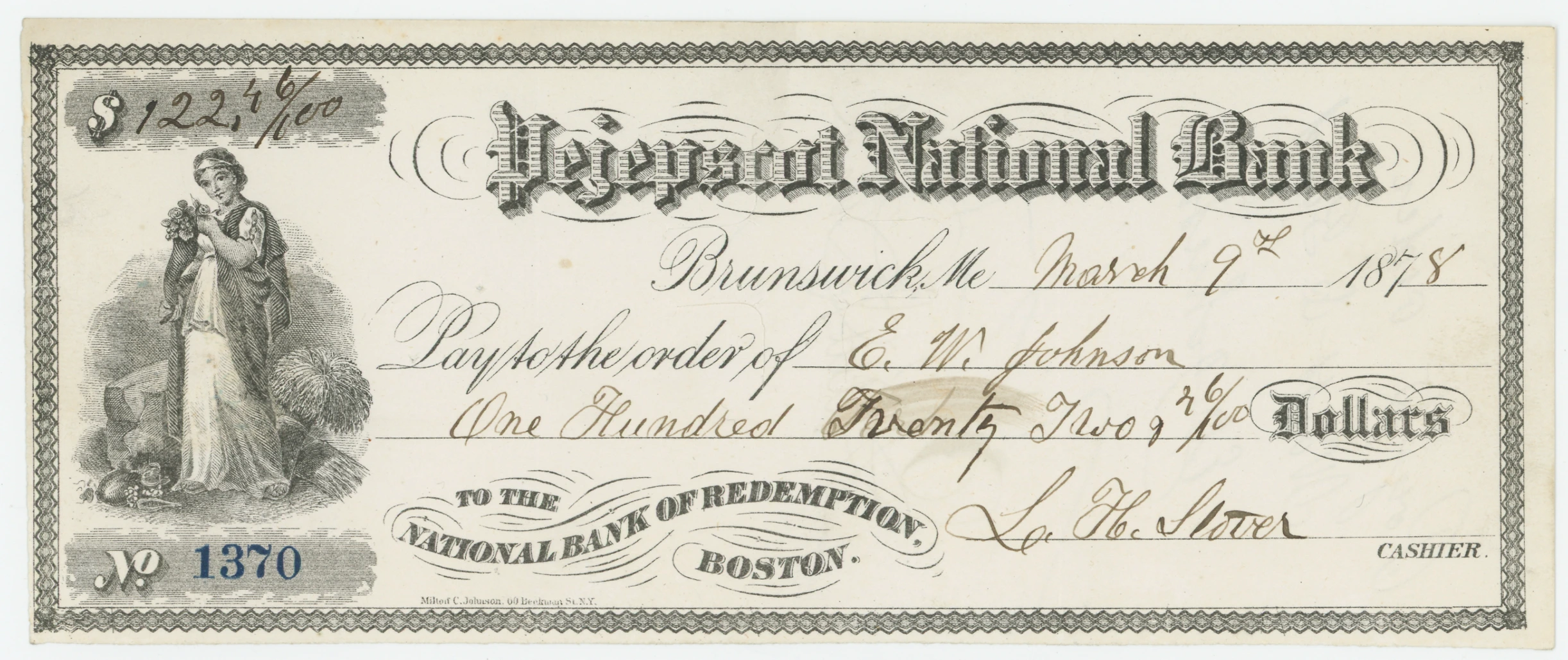 1878 Pejepscot National Bank