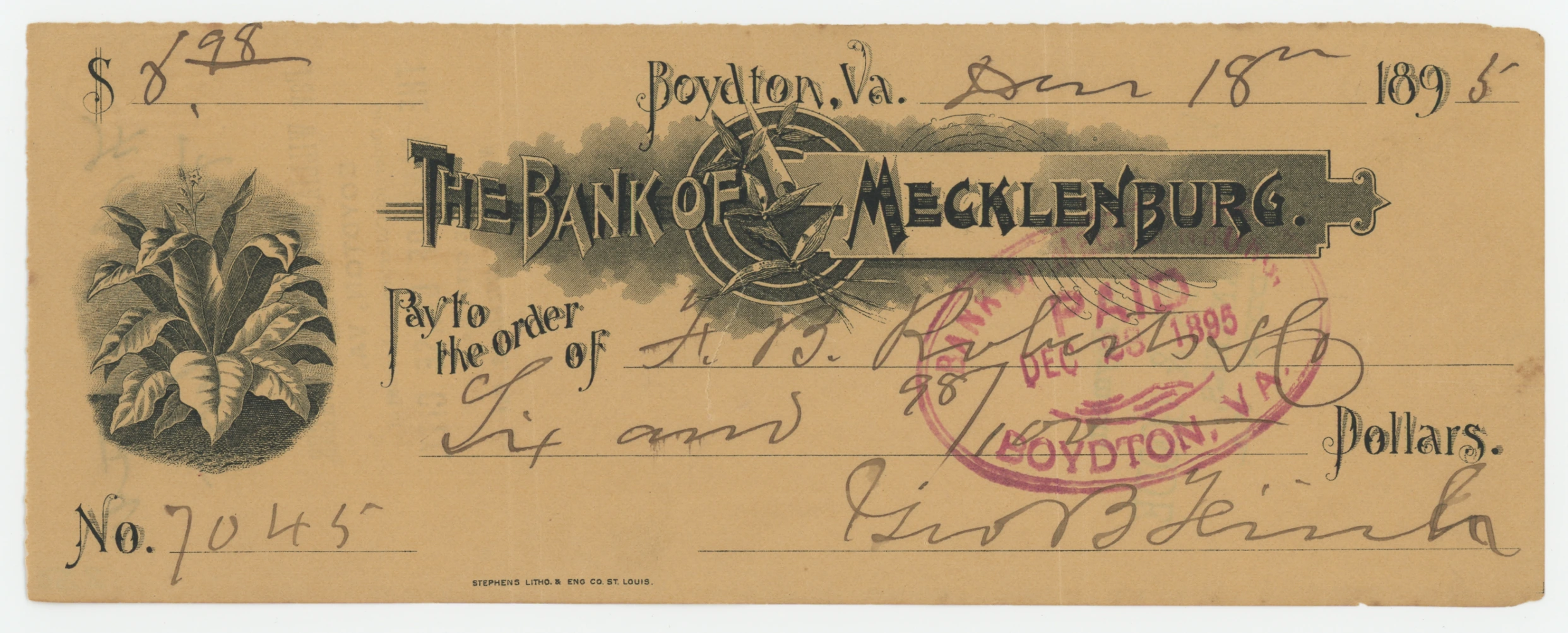 The Bank of Mecklenburg