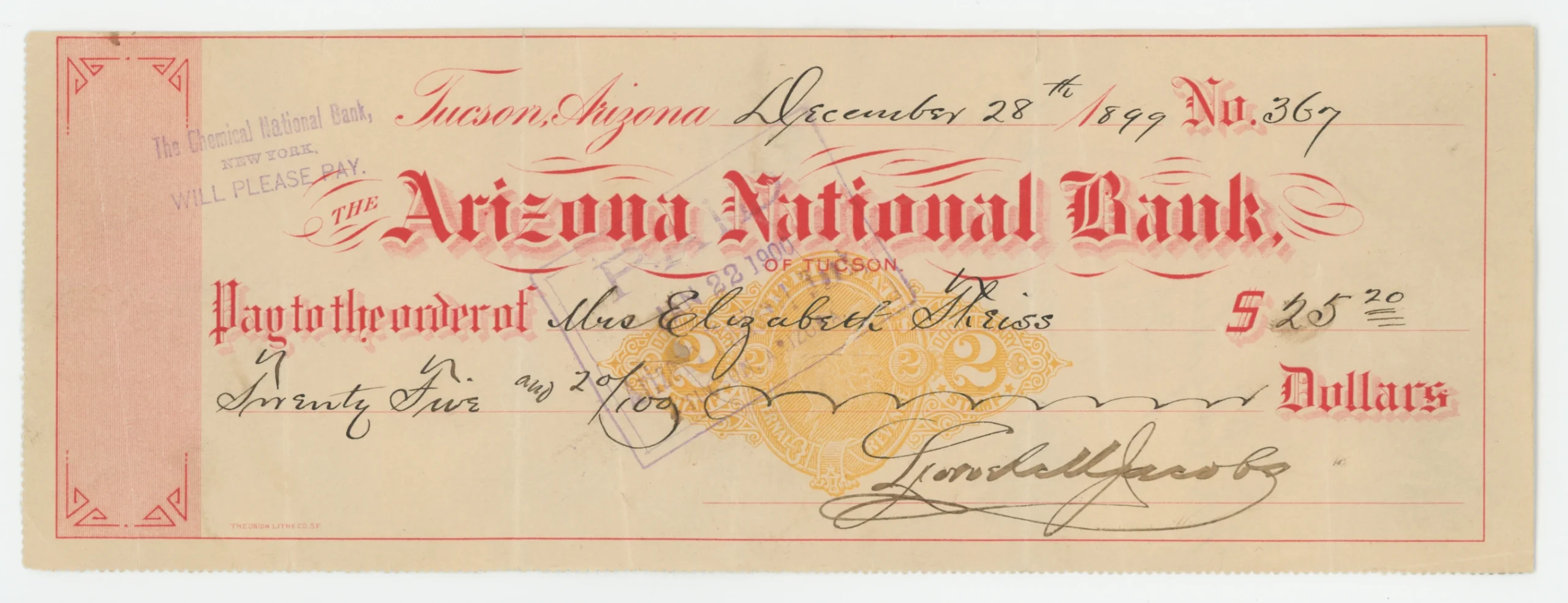 RN-X7 The Arizona National Bank