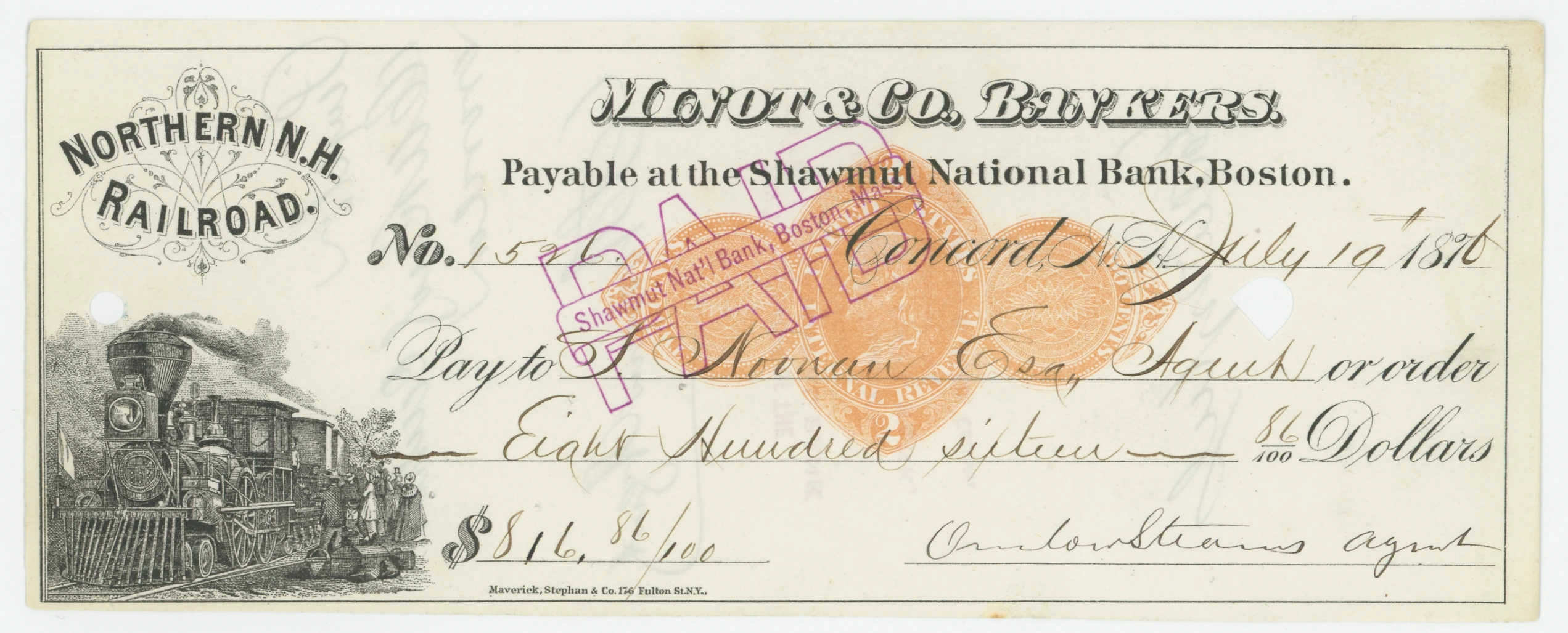 RN-D1 Minot & Co. Bankers