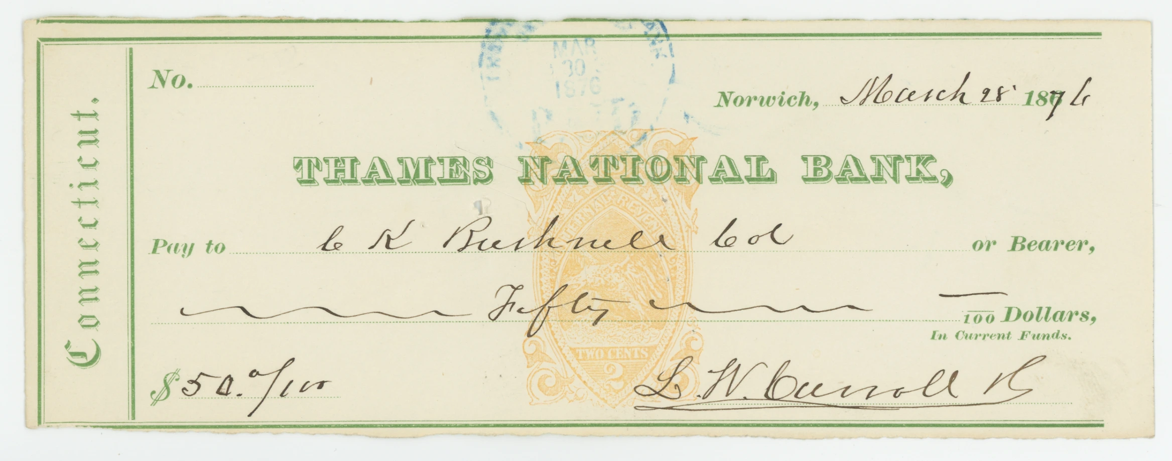 RN-B1 Thames National Bank