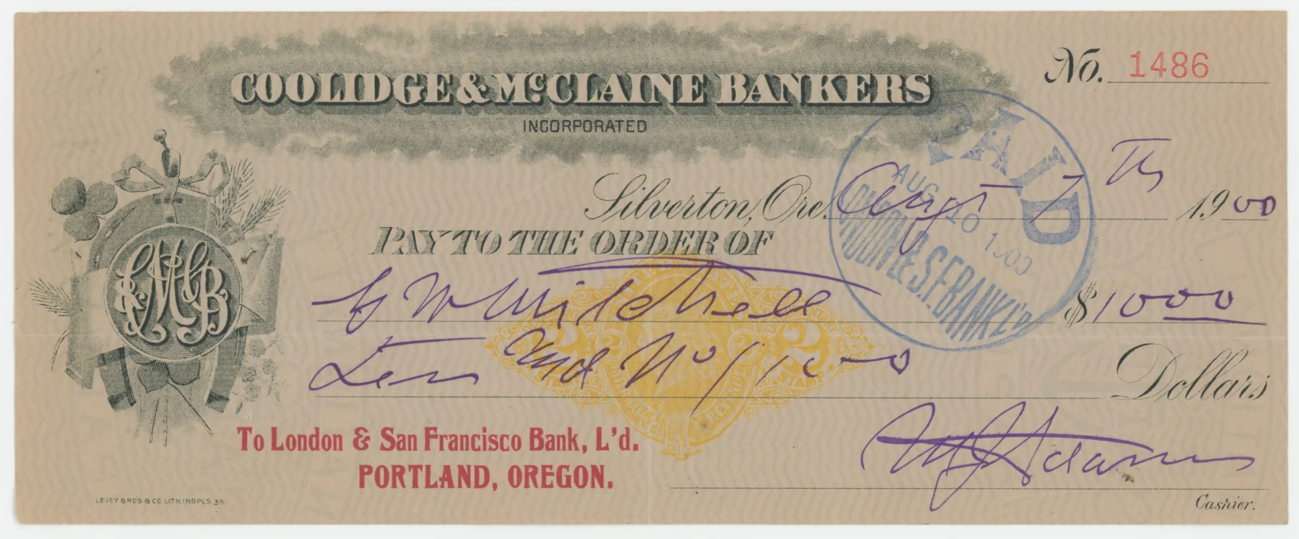 RN-X7 Coolidge & McClaine Bankers