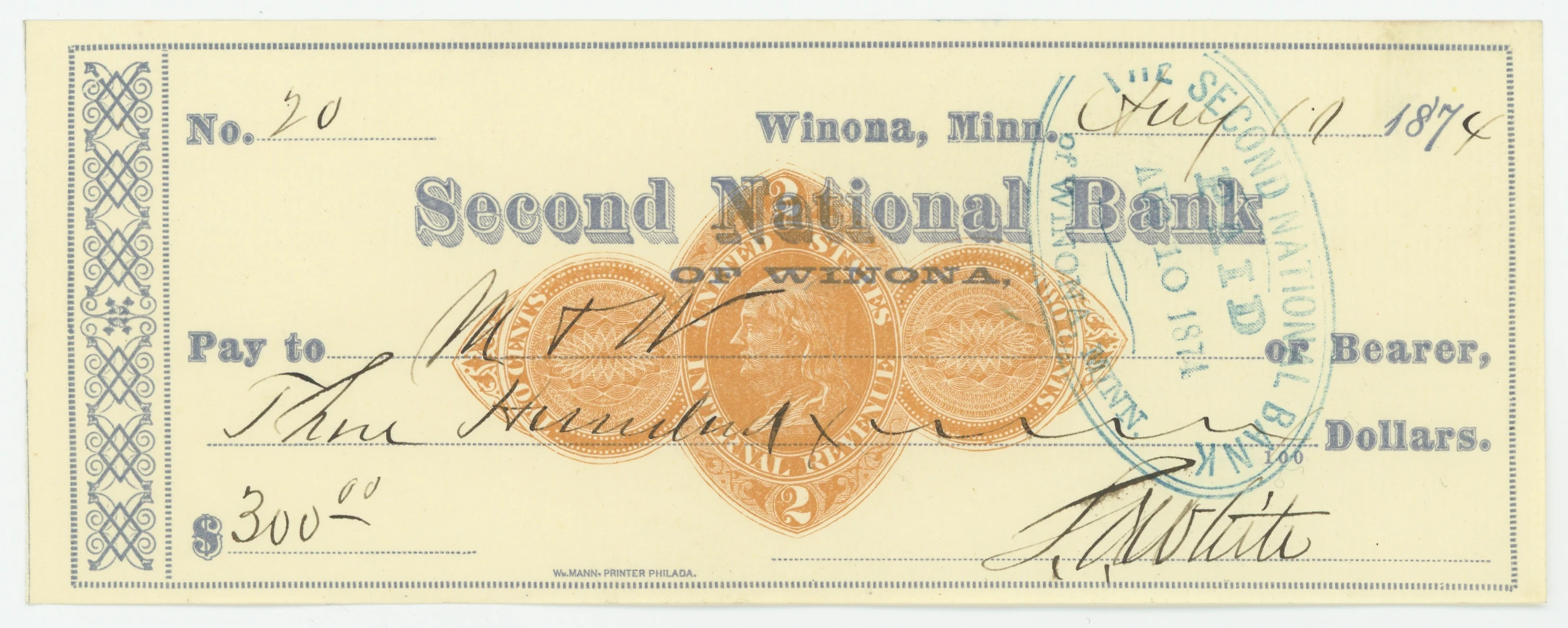 RN-D4 Second National Bank of Winona
