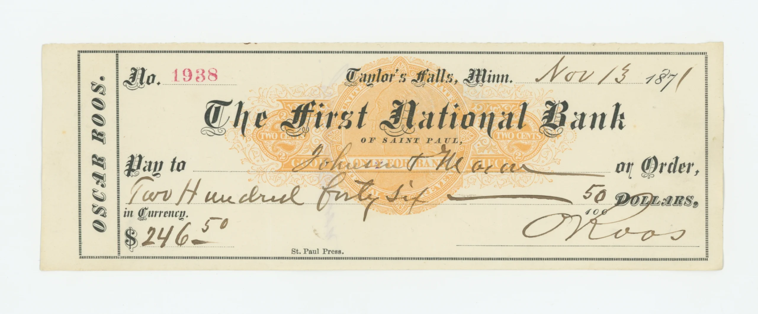 RN-C21 The First National Bank of St. Paul